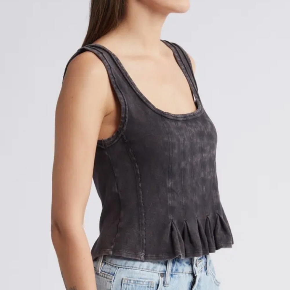 Free People Roller Peplum tank top! NWT! - Picture 3 of 6